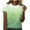 Green, variant on FNFYFH Shirts for Women Gradient Color Short Sleeve Top Summer Crewneck Tunic Tees,Purple