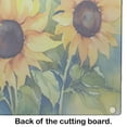 thumbnail image 5 of Sunflowers in Watercolor Glass Cutting Board Large 12 in x 15 in, 5 of 5