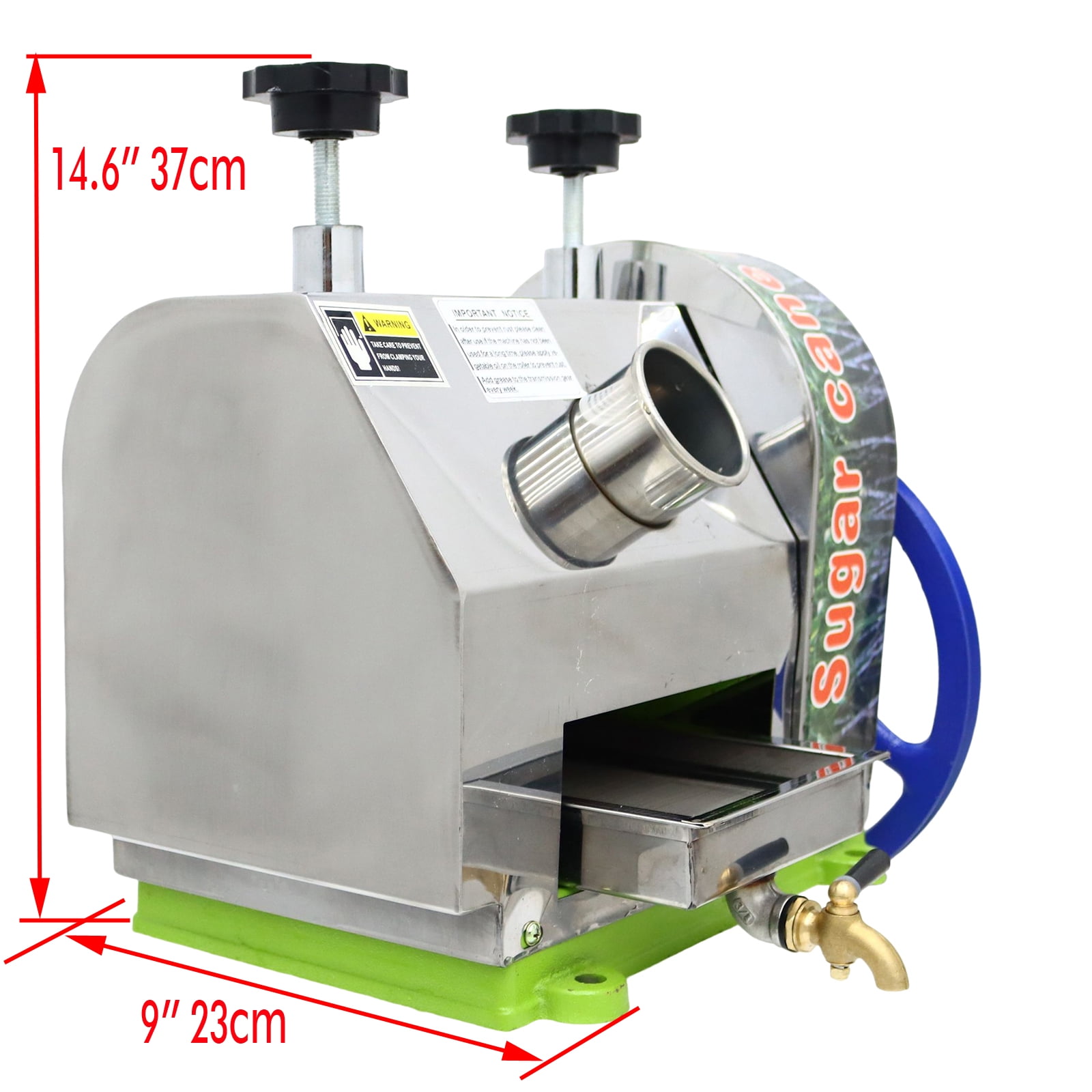 Sugarcane Ginger Press Juicer Machine Hand-Cranked Metal Commercial Home