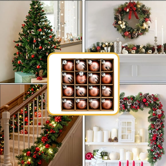xihome Árbol de Navidad de acrlico cristalino con luz LED brillante para decoracin ambiental de escritorio