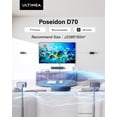 thumbnail image 2 of Barra de sonido ULTIMEA Poseidon D70 7.1 canales 410 W con subwoofer inalámbrico, 2 of 9