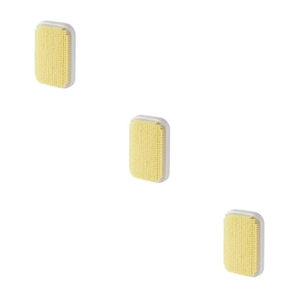 Advancent Cepillo para frotar el cuerpo, ducha, exfoliante, baño, baño, exfoliante, masaje antideslizante, pared, raspador autoadhesivo Type1