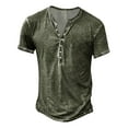 thumbnail image 3 of zuwimk Mens T Shirt,Men's Eighties Coke Short Sleeve T-Shirt Army Green,M, 3 of 4