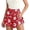 L48-Red, variant on xfsWaSs Tennis Skirts for Women Christmas Santa Print High Waisted Workout Skorts Cute Printed Athletic Golf Skorts Skirt with Shorts Pockets