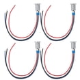 thumbnail image 3 of Pré-câblés Ronds Leds Imperméables Ronds Leds 4 Ensembles Pré-Câblés Ronds Leds Imperméables 2Color Indicateur Anode Commune 10mm 1224VRed et Bleu, 3 of 8
