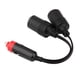 thumbnail image 4 of Divisor De Cargador De Automóvil, Adaptador De Potencia De Enchufe De Enchufe De Cigarrillo De 2 Con Alojamiento De ABS Para Automóvil, Vehículo Recreativo, SUV, Auto De, 4 of 7