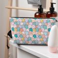 thumbnail image 5 of Picia Colorful Cute Pig Printed Leather Travel Toiletry Bag,Cosmetic Organizer, Makeup Travel Bag, Durable Travel Pouch, Compact Toiletry Bag, Travel Accessories, 5 of 6