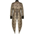 thumbnail image 3 of Awdenio Jackets for Man Valentine's Day Steampunk Tailcoat Long Sleeve Button Jacket Frock Coat, 3 of 4