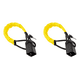 thumbnail image 1 of Cerradura Giratoria para Volante Coche Hebillas Seguridad Antirrobo () Amarilla, 1 of 3