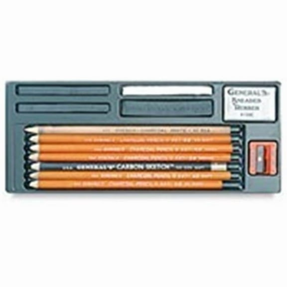General Pencil 15CHAR Charcoal Kit