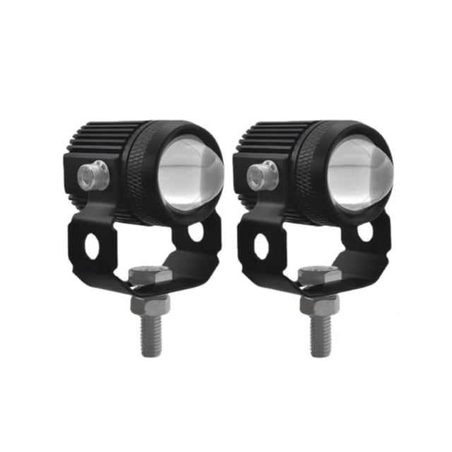 Par de Faros de Lupe 60w luz LED para Moto y Auto