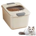 thumbnail image 2 of Airtight Pet Food Storage Container with Clear Lid and Measuring for Dry Food Baking Flour Rice Pantry Kitchen Cereal Organization, 2 of 4