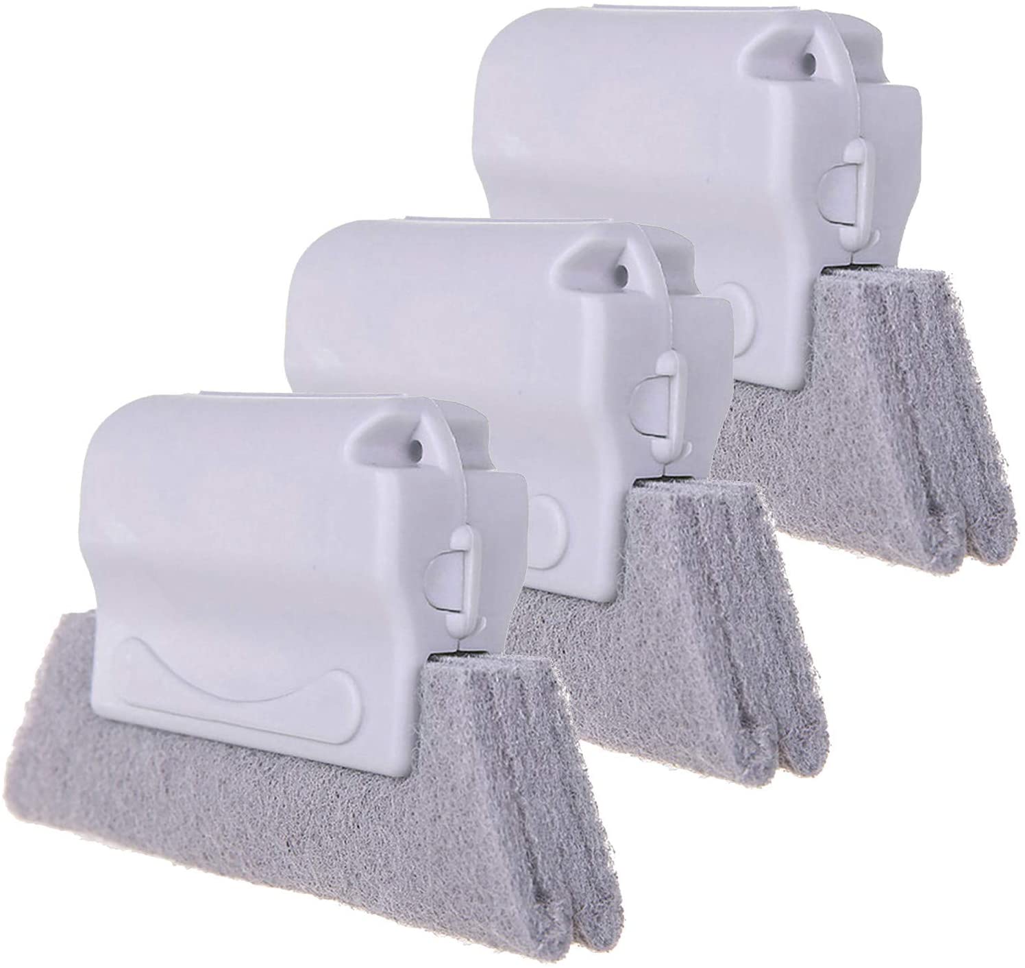 Set of 3 Groove Gap Cleaning Tools, Detachable Window Track Cleaning