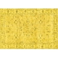 thumbnail image 1 of Ahgly Company Indoor Rectangle Persian Yellow Traditional Area Rugs, 7' x 10', 1 of 4