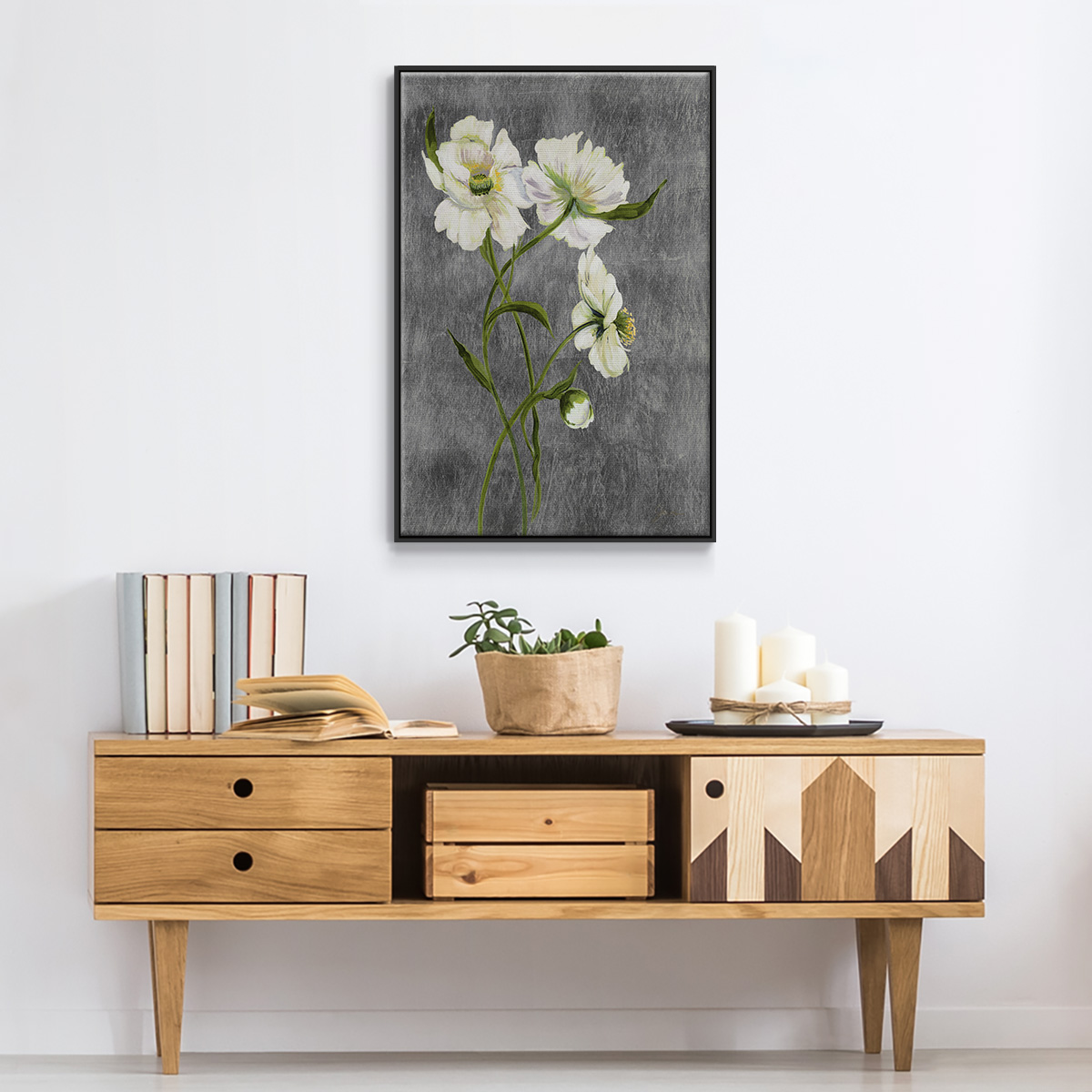 Walking on Sunshine I Framed Premium Gallery Wrapped Canvas - Ready to Hang - 17 x 25 - Black Floating Frame