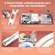 thumbnail image 4 of Dispensador De Jabón Liquido Con Porta Esponja Fregadero Malubero Plateado, 4 of 5
