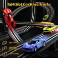 thumbnail image 4 of Set de pista de carreras de Slot Car ANNKIE de 7 m con 4 coches, bucle y crossover, 4 of 7