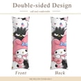 thumbnail image 2 of Hello Kitty Anime Body Pillow Cover Ultra Soft Microfiber Pillowcases with Hidden Zipper Closure 16x48inch, 2 of 5