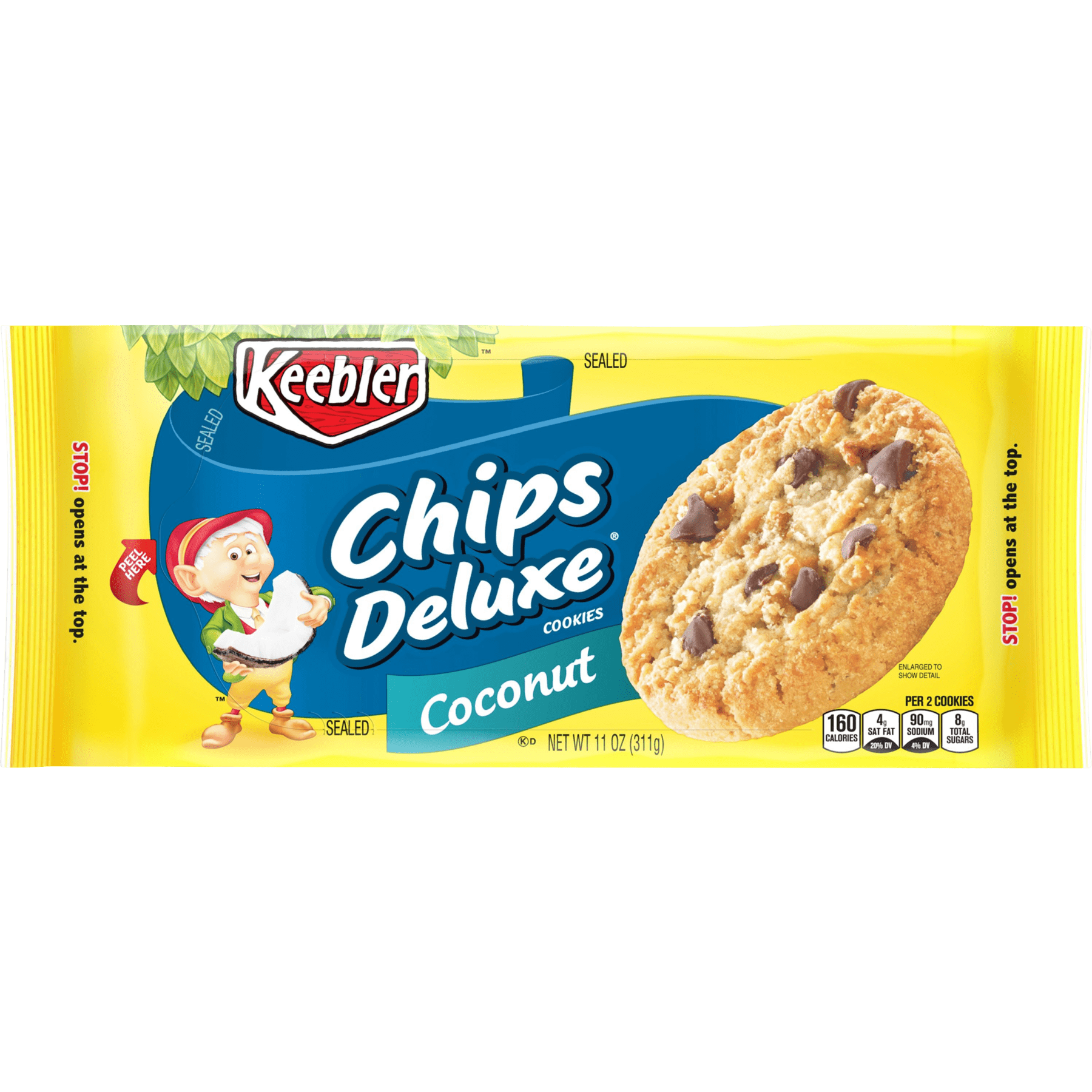Keebler Chips Deluxe Coconut Cookies, 11 Oz.