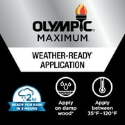 Olympic Maximum 1 Gallon Honey Gold Transparent Exterior Stain and Sealer in One Low VOC
