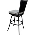 thumbnail image 2 of Outdoor or Indoor Counter 26" Bar Stool - Elon  - White Fabric - Black, 2 of 5