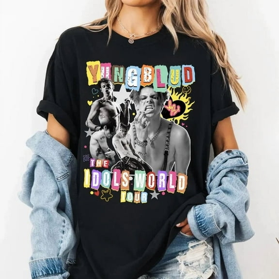 Yungblud 2025 Concert Shirt, 2025 Yungblud Idols World Tour T-Shirt