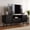 Black, variant on FURNIWAY Modern TV Stand with Storage, Entertainment Center up to 70 Inches