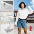 thumbnail image 2 of Proudly Raised By Immigrants Sweatshirt Immigrant Rights Shirt Butterfly Floral Shirts For Women, 2 of 6