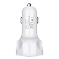 thumbnail image 4 of Generic 3.1A Triple USB Car Charger with QC3.0 Fast Charging, Heat-Resistant PC Shell, Smart IC, Auto Power-Off Protection, Compatible with QC2.0, White, 4 of 6