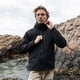 thumbnail image 5 of Ceisia Men's Regular Fit Waterproof Windproof Fleece-Lined Softshell Jacket | Outdoor Hooded Multi-Functional Jacket Gifts, 5 of 9