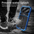 thumbnail image 5 of Compatible avec iPhone 14 Étui en Métal avec Protecteur d'Écran Aluminium de Qualité Militaire Anti-Poussière Robuste, 5 of 5
