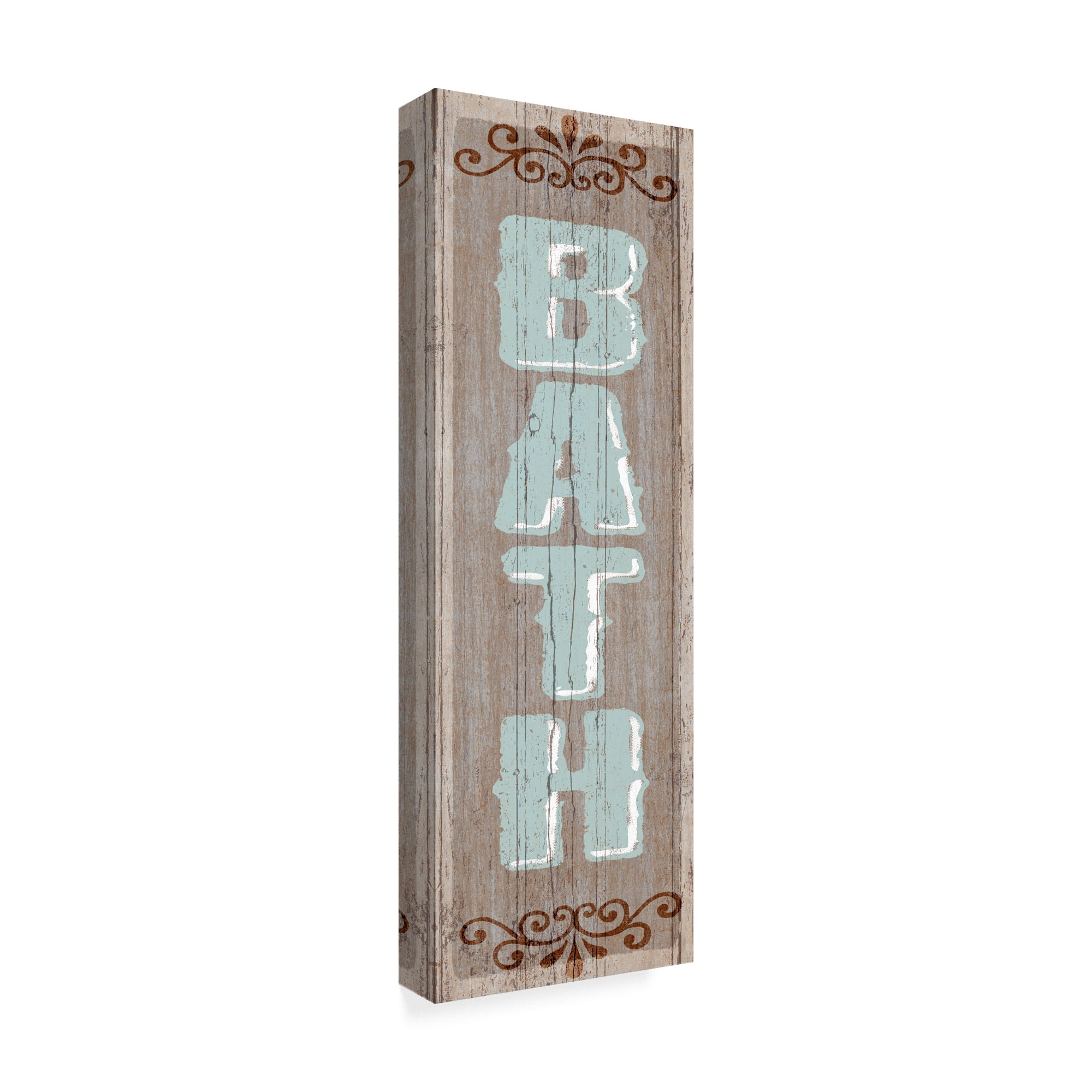 Trademark Fine Art 'Bath Sign 1' Canvas Art by Art Licensing Studio