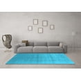 thumbnail image 3 of Ahgly Company Indoor Rectangle Oriental Light Blue Industrial Area Rugs, 5' x 7', 3 of 4