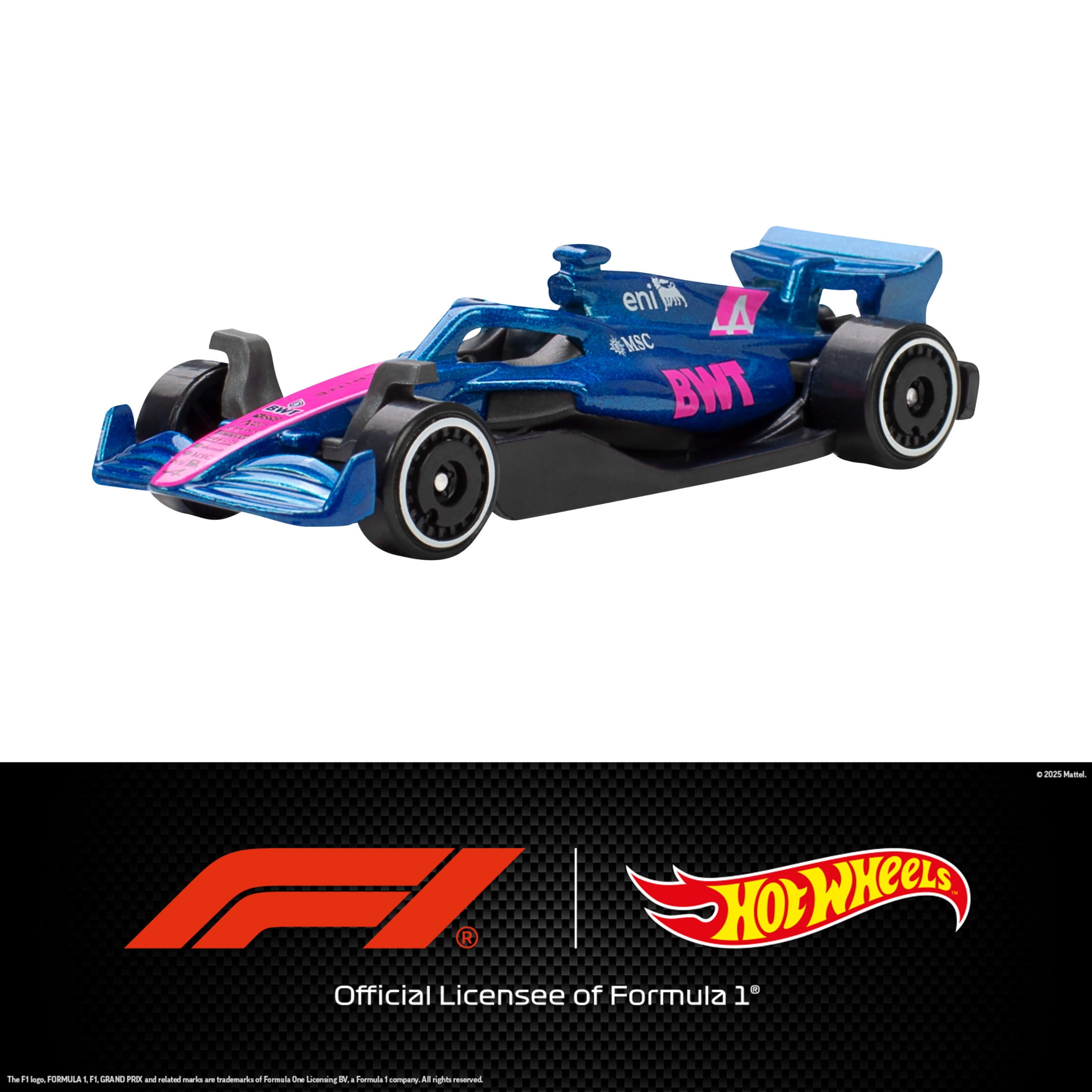 Hot Wheels Formula 1® 5-Pack, Set of 5 Die-Cast Toy F1® Cars in 1