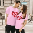 thumbnail image 5 of TYGHBN Valentine's Day Graphic Short Sleeve T Shirt for Men and Women Casual Fashion Tee for Youth Women Compression Shirts Fashion Shirt Women Thin T Shirts Women Set Shirt Women's Plain T Shirt, 5 of 5