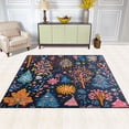 thumbnail image 2 of Yayeee Area Rugs for Living Room 6.7'x4.8' Non Slip Washable Bedroom Floor Carpet, Pink Christmas Splendor, 2 of 5