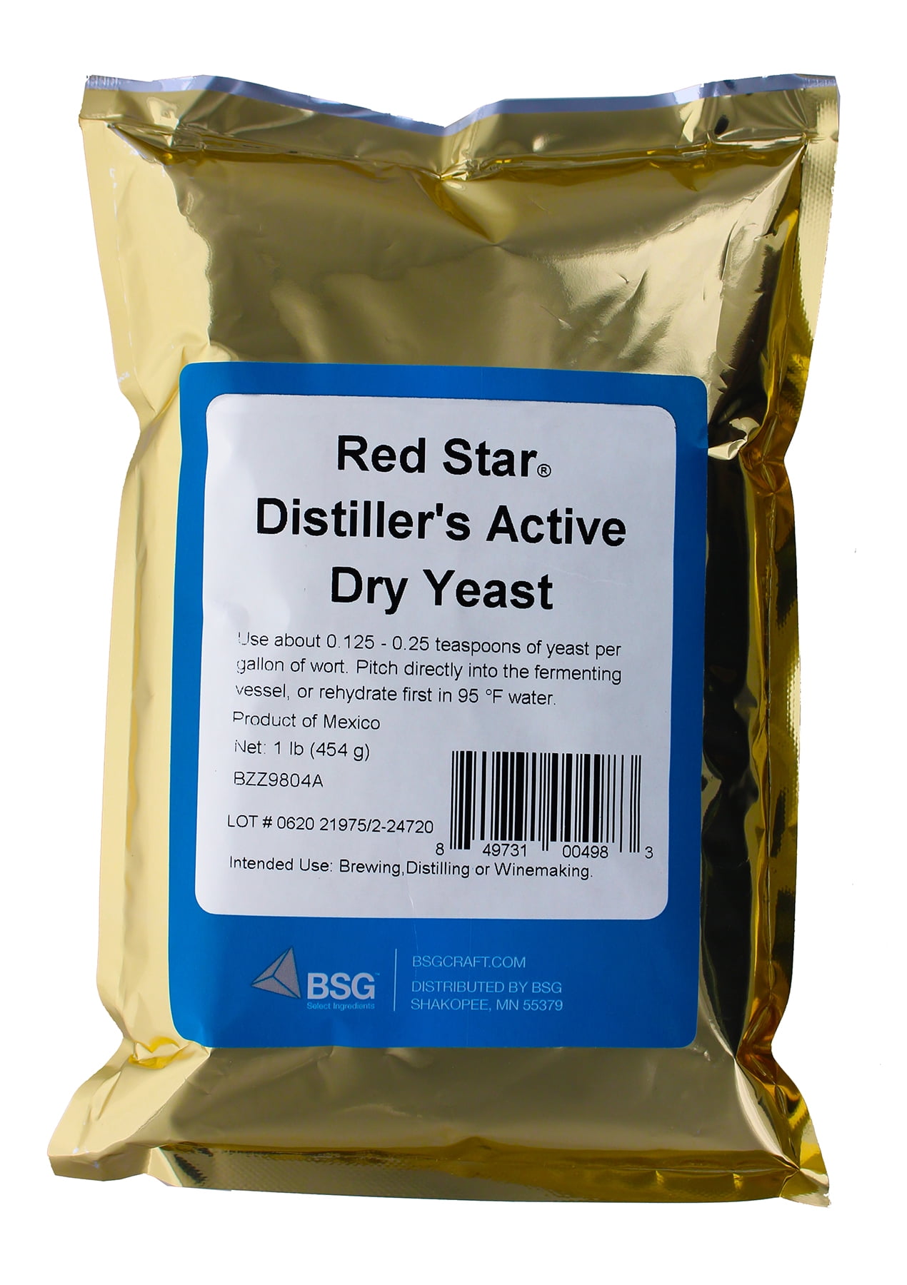 Red Star Distiller's Yeast (DADY), 1 lb. Bulk
