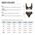thumbnail image 6 of Daiia Modern Golden Butterfly Women's Bikini Set Two Piece Swimsuit High Waisted Bikini Adjustable Straps Bikini Perfect for Beach, Pool, and Summer Vacation-Large, 6 of 9