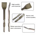 thumbnail image 2 of Lefu 1PC Chisel Bits Square/Round handle Shank for Electric Hammer 45# Carbon Steel, 2 of 9