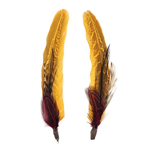 Pheasant-Hackle Feather Hat Trims Black 