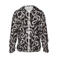 thumbnail image 2 of Lsque Hand Drawn Snake UPF 50+ Lightweight Sun Protection Men's Women's Long Sleeve Shirt, Hoodie Performance -X-Large, 2 of 9