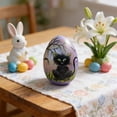 thumbnail image 4 of SIYTUAU Foam Easter Egg Decoration Set With Hand Painted Animal Patterns For Home Party Table Centerpiece Wreath Spring Holiday Decor, 4 of 6