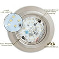 thumbnail image 3 of Hamilton Hills New Round Flush Mount Thin Ceiling Light Led Disc Shaped, 3 of 6