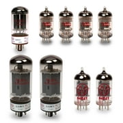 Fender Super Reverb (Black Panel) Tube Set with Matched Power Tubes