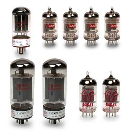 Fender Super Reverb (Black Panel) Tube Set with Matched Power Tubes