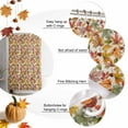 thumbnail image 5 of Fall Thanksgiving Fall Leaves Shower Curtain for Bathroom, Pastoral Gradient Leaves Waterproof Shower Curtains Washable Quick Dry with Hooks Bathtub Curtains 60x72 IN, 5 of 6