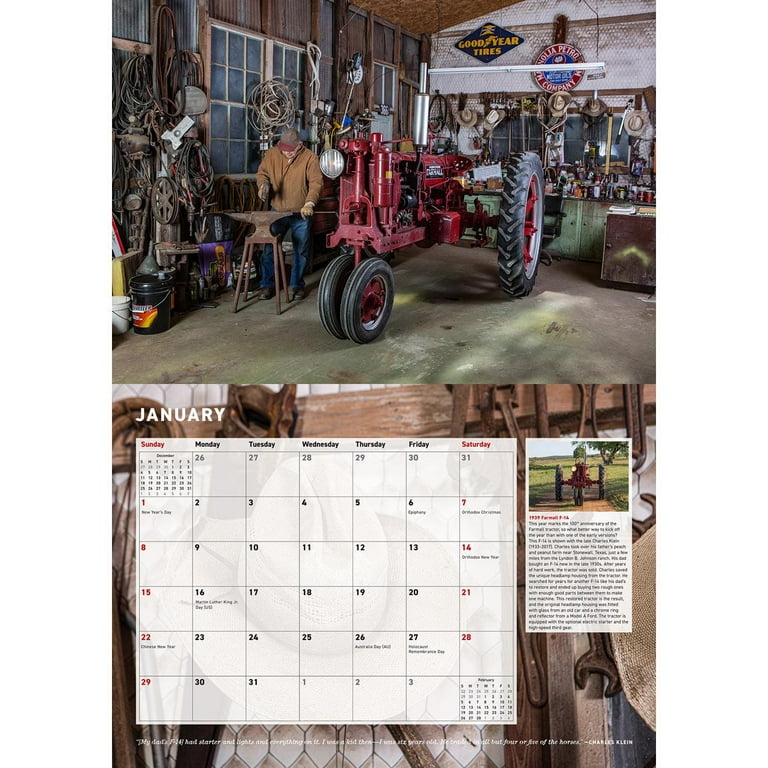 Farmall Tractors Calendar 2024 Octane Press, 53 OFF