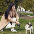 thumbnail image 5 of Correa retráctil para perros, correa retráctil para perros con luz, correa retráctil negra para perros de 5 m, bloqueo de parada con un botón, correa retráctil para gatos., 5 of 5