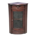 thumbnail image 3 of Mahogany Corner Glass Cabinet Short (SET of 2 pcs), 3 of 3