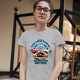 thumbnail image 3 of Tee Hunt Ford Mustang T-Shirt Detroit Mi. 1903 Ford Motor Company Licensed Women's T-Shirt Tee, Gray, Large, 3 of 5
